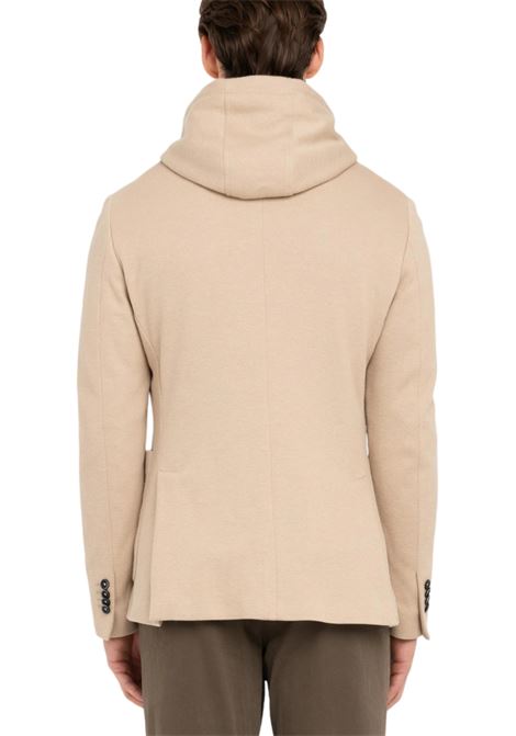 Jersey piqué hooded jacket MANUEL RITZ | suits Jacket | 3732G2798M 24369723